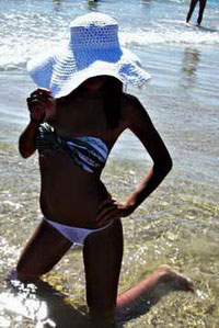 a girl located in Seal Beach, California